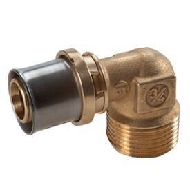 Угольник 90° Giacomini RM127 16x2 мм - 1/2 НР латунь RM127Y033