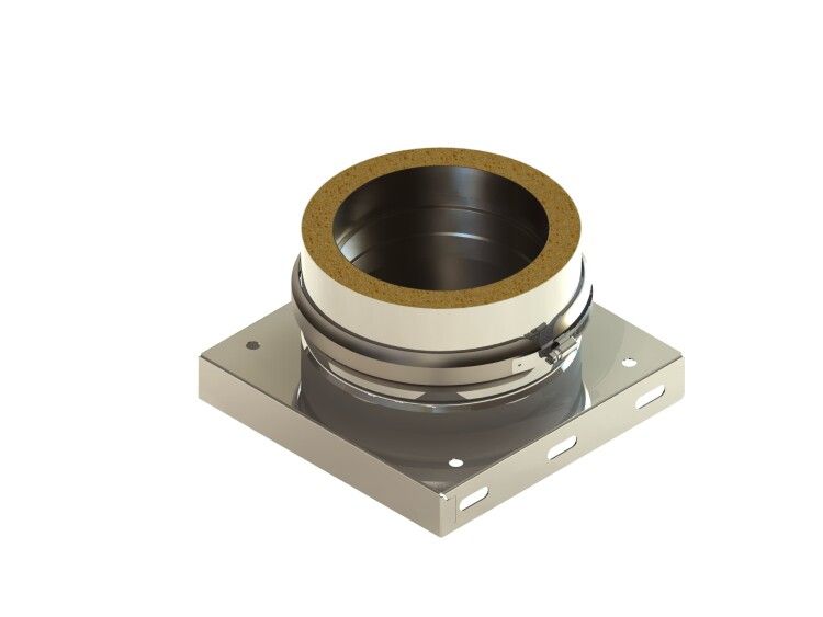 Пластина основания с нижним выпуском конденсата Jeremias DW-eco 250 мм EDW05250