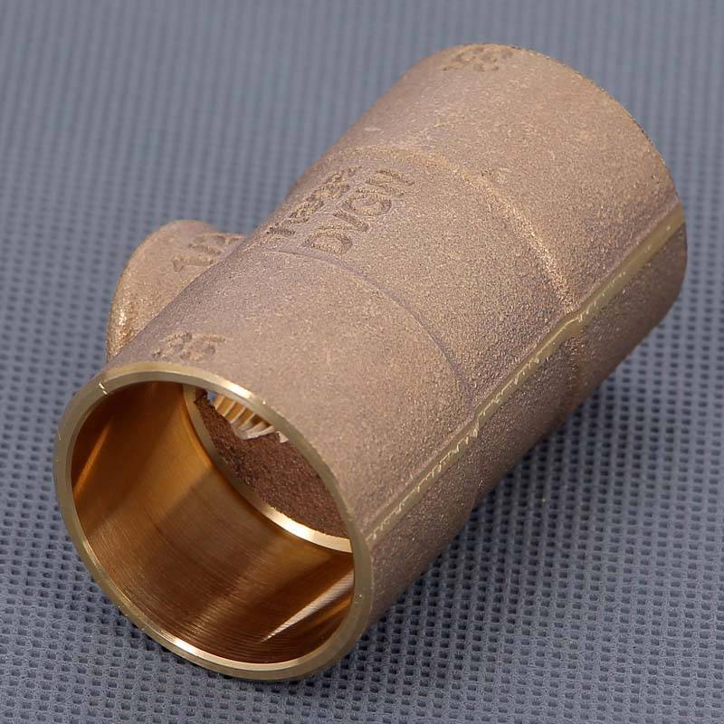 Тройник медный Viega 94130G пайка-ВР 35х1/2 152734