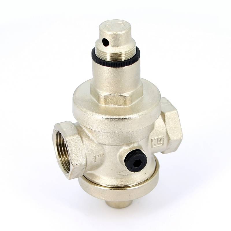 Редуктор давления UNI-FITT ВВ 1 никелированный под аксиальный манометр 204N4140