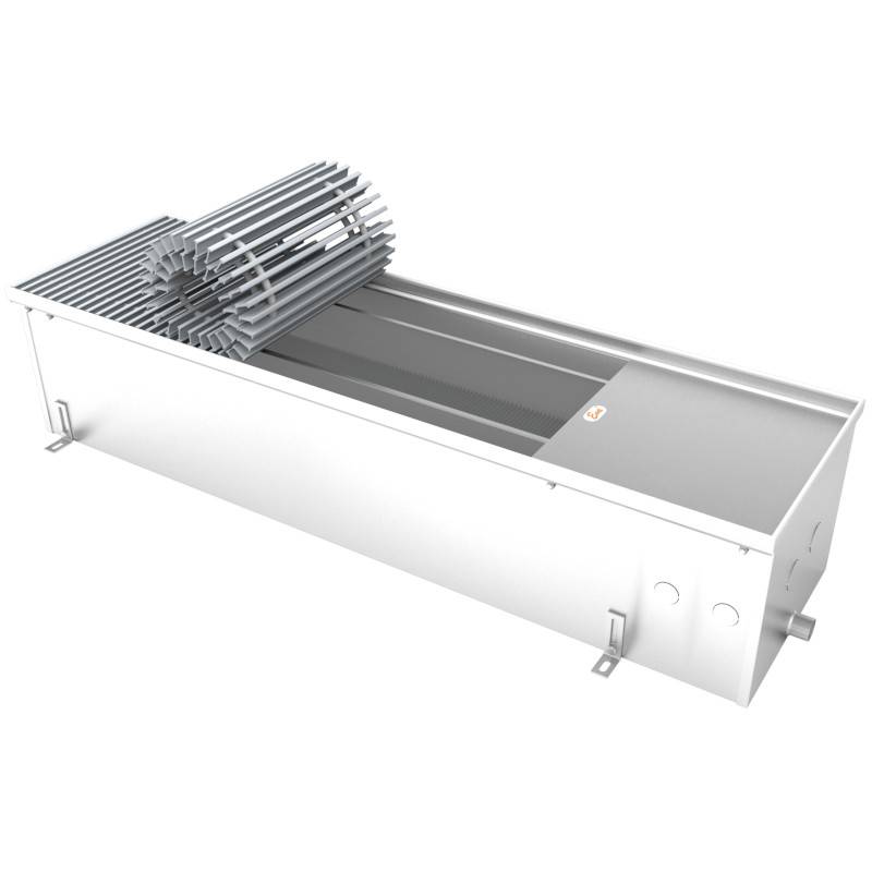 Конвектор внутрипольный Wilma KC 303x80x1750 мм с вентилятором КС.80.303.1750