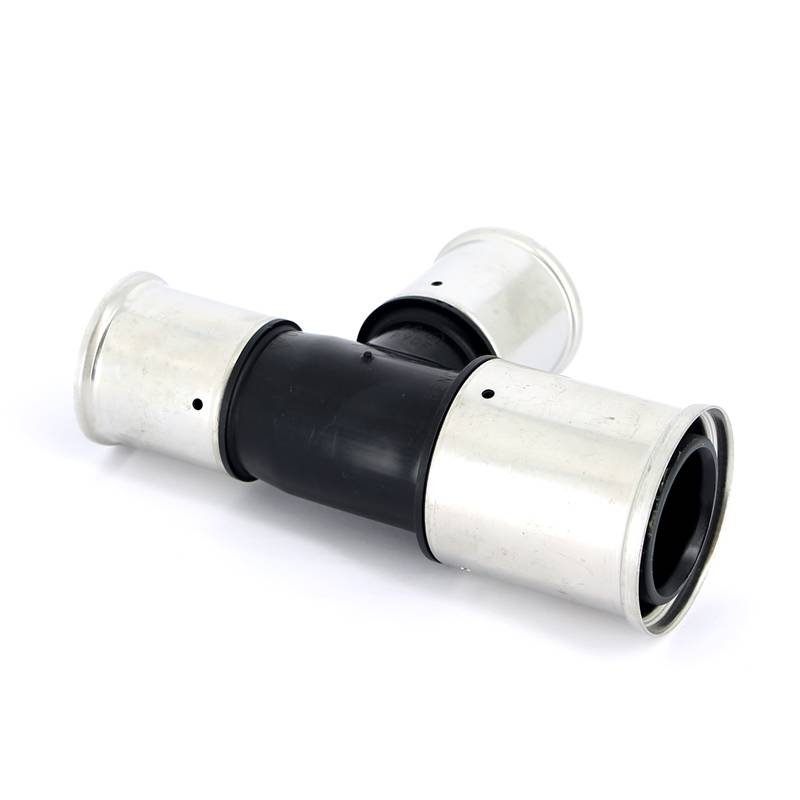 Тройник пресс PVDF Henco 50х40х40 мм 11PK-504040