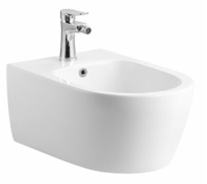 Биде подвесное Splendy Pride 360х525х250 мм Crystal glaze белый PR10852V1WG