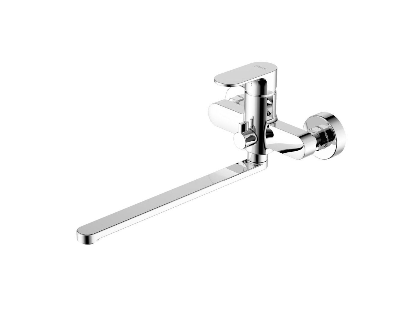 Смеситель для ванны AQUATEK Альфа с длинным изливом хром AQ1942CR