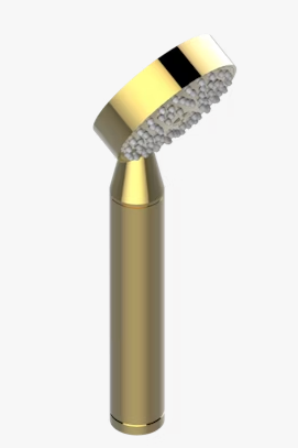Ручной душ THG Diplomate grooved rings 68 мм цвет золото U4BF0166