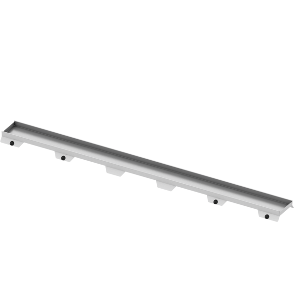 Дизайн-решетка TECE TECEdrainline organic 1000 мм полированная нержавеющая сталь 601072