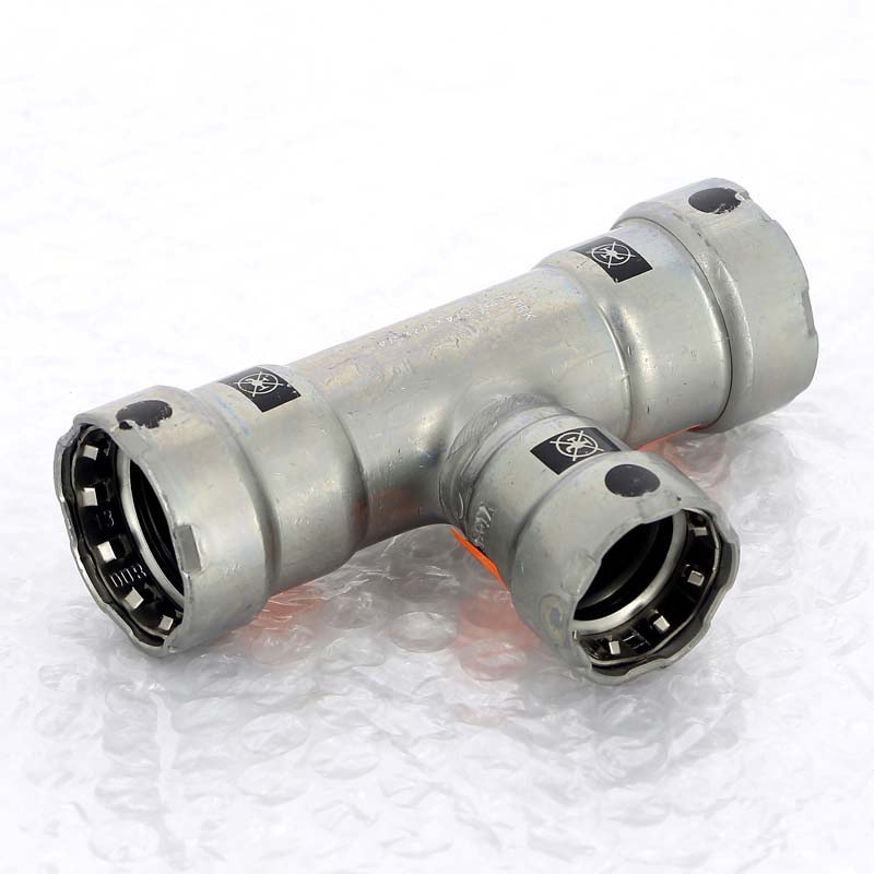 Тройник пресс Megapress Viega 3/4x1/2x3/4 695026