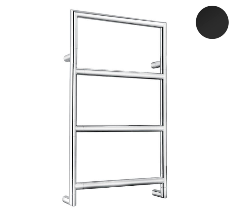 Полотенцесушитель электрический Margaroli Sereno 5-582/AQ 500x851 мм с Box цвет Nero Opaco 5582AQNO