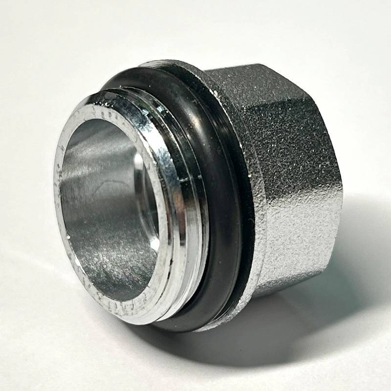 Переходник резьбовой General Fittings 3/4 x 1/2 НВ хромированный с O-Ring 634C3201