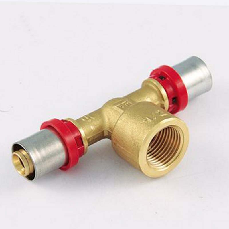 Тройник пресс Tiemme 1659G 63х1х63 мм ВР 1650162