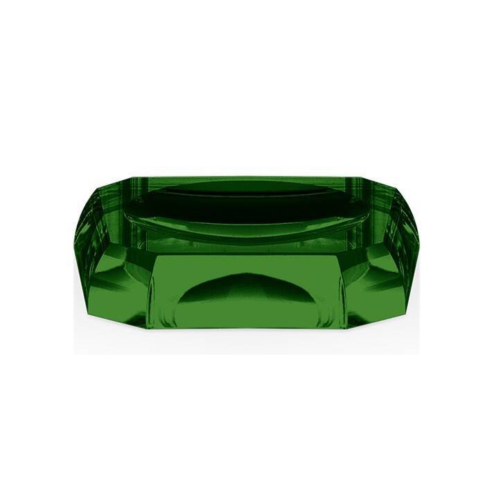 Мыльница Decor Walther Kristall KR STS 120х120х25 мм зеленая English green 0931696