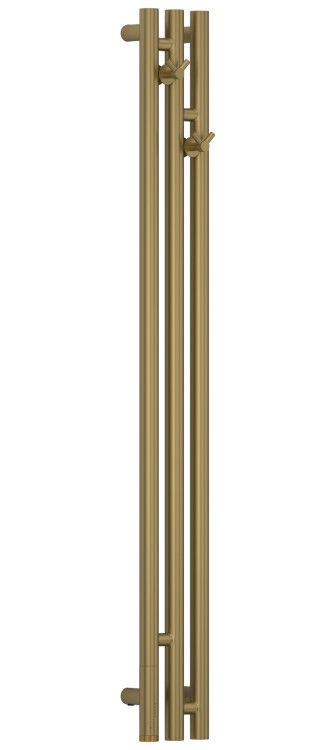 Полотенцесушитель, Сунержа, Терция 3.1, шгв 138-105-1200, слева, МЭМ, цвет-золотой шёлк