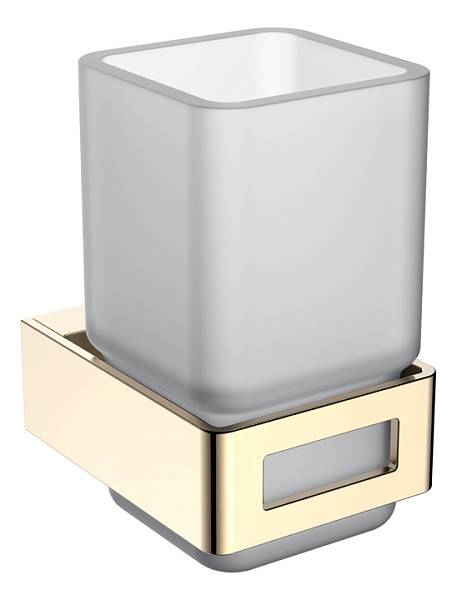 Стакан для зубных щеток подвесной Boheme Q золото 10944-G