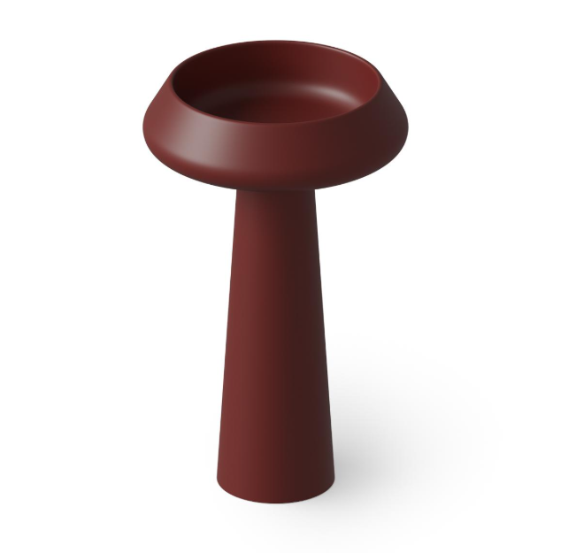 Раковина напольная DEA Design Pedestal Basin 545x545x900 мм Red Wine DD204654517