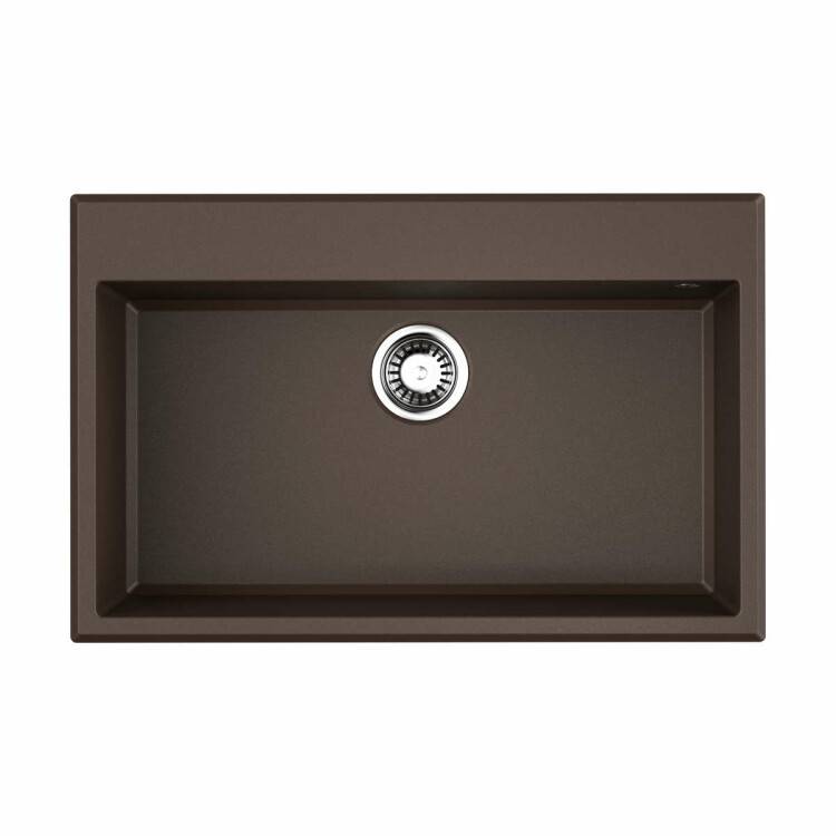Мойка кухонная OMOIKIRI Tedori 79-V 790x510 мм Artgranit темный шоколад 4993952