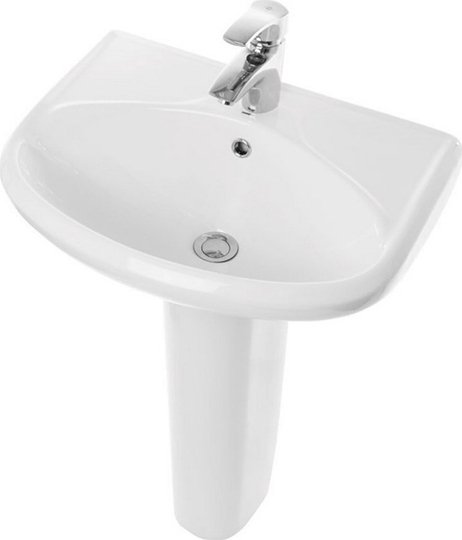 Умывальник Sanita Самарский 57 см белый WB.PD/Samarsky/57-C/WHT.G/S1
