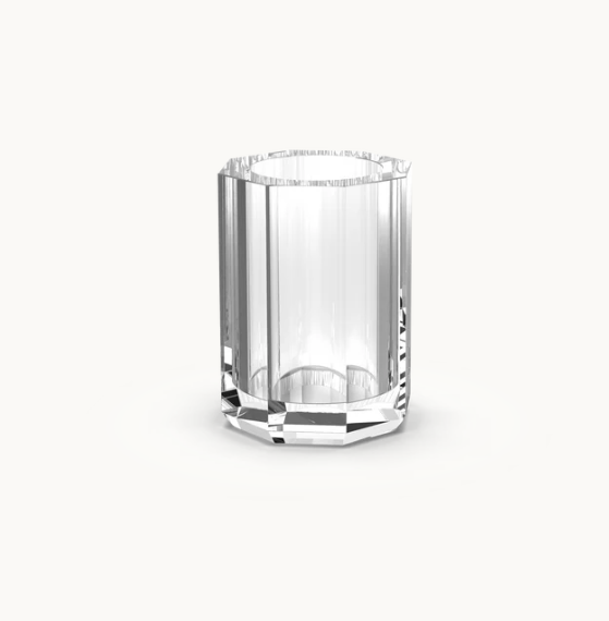 Стакан настольный Ridder Kristall 70х70х100 мм прозрачный 0923956