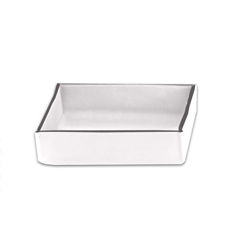 Лоток Decor Walther Nappa TAB S 170х170х45 мм белоснежный 0938350