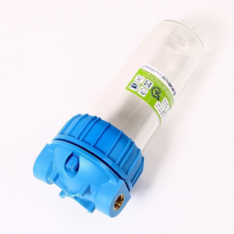 Колба фильтра Atlas Filtri Plus S 10 1/2 3P с дренажным краном BX RA111T123