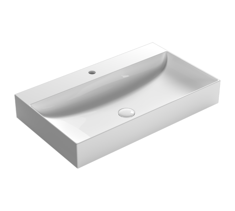 Раковина Globo T-EDGE 800x470x120 мм накладная B6R81BI