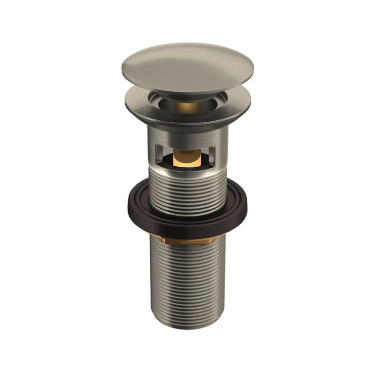 Донный клапан Jaquar для раковины с переливом 1 1/4 графит ALD-GRF-729L130