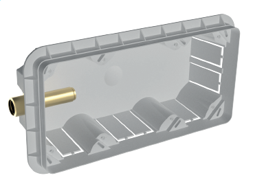 Скрытая часть каскадного излива Almar Waterfalls E003191