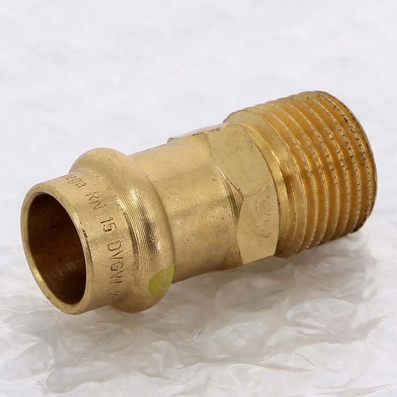 Муфта разъемная Viega Profipress G 15x1/2 пресс-НР бронза 397036