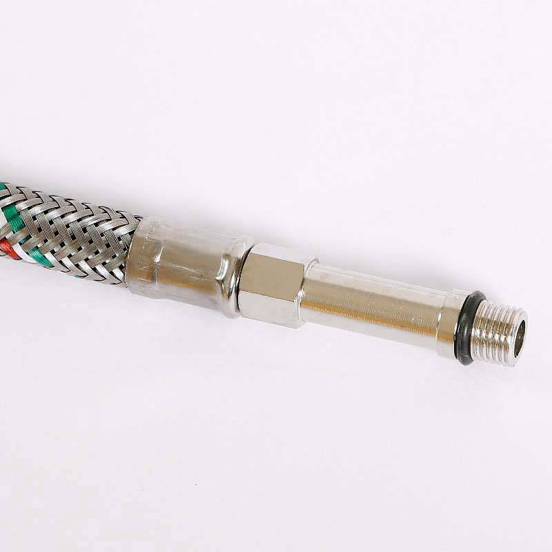 Гибкая подводка для смесителя Uni-Fitt 1/2 x M10 длинный штуцер 150 см 503S2815