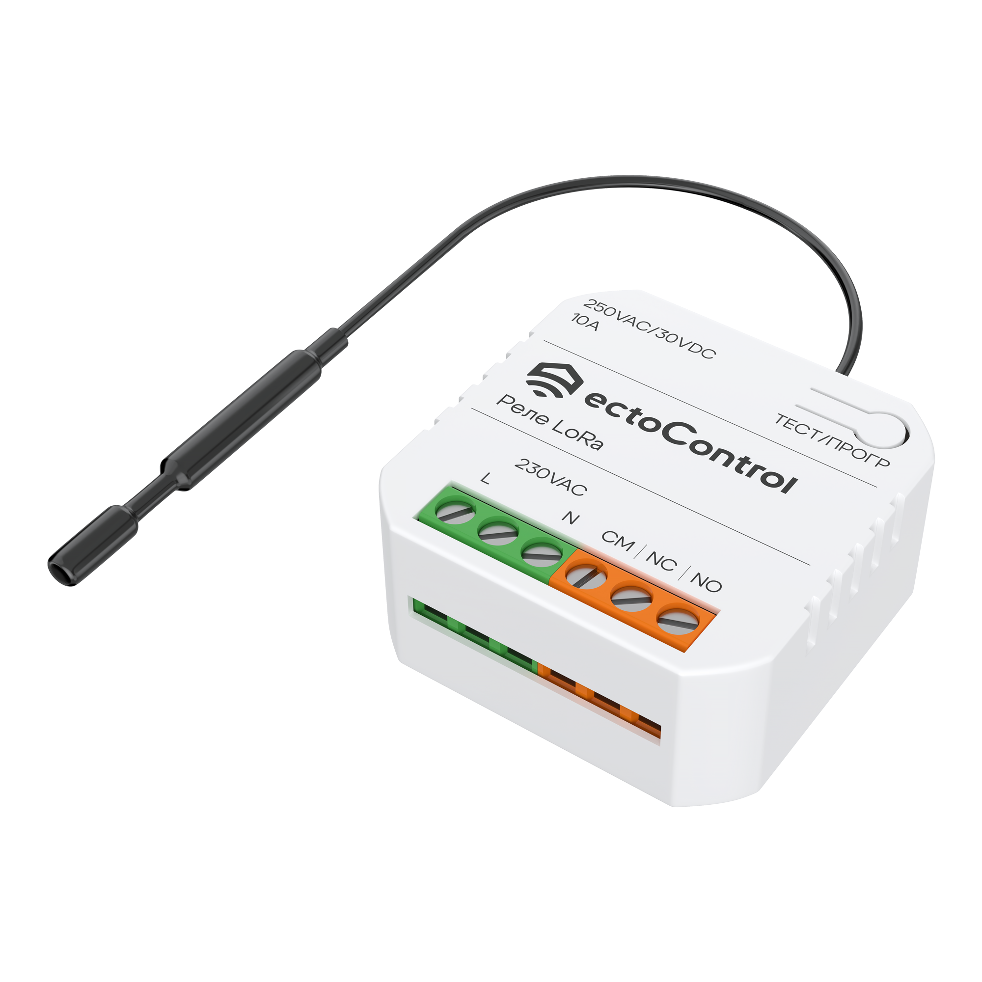 Реле беспроводное ectoControl LoRa ES-RELW-01