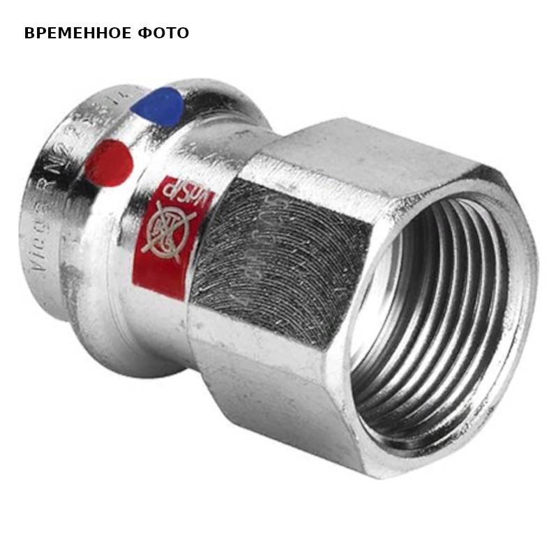 Муфта пресс Viega Prestabo 22x1/2 внутренняя резьба оцинкованная сталь 715137