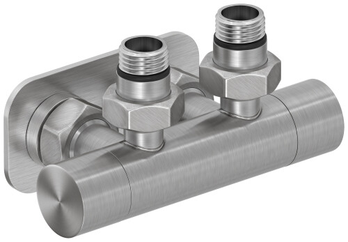 Вентиль для полотенцесушителя Сунержа EU50 угловой скрытый 1/2 x 3/4 сатин 07114161234