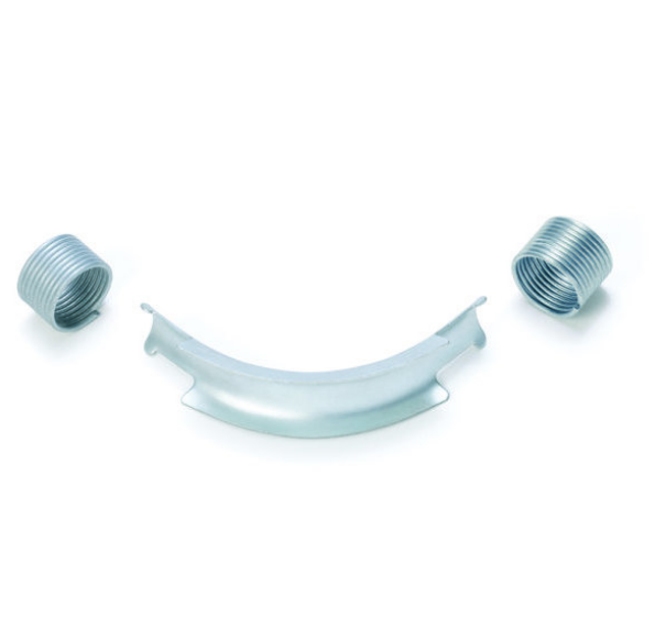 Фиксатор поворота 90° REHAU для труб 32 мм оцинкованная сталь с кольцами 12611533001