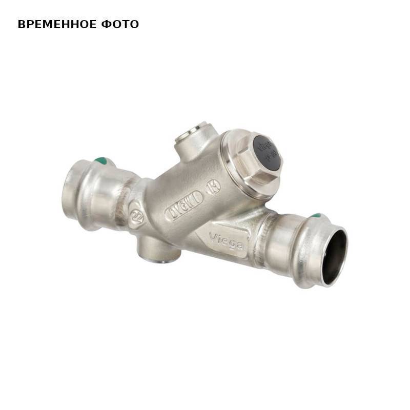 Клапан обратный Viega Easytop Inox DN15 18 мм 758004