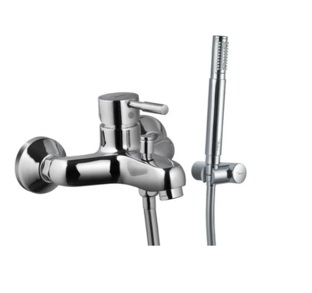 Смеситель для ванны и душа Jaquar Solo однорычажный хром SOL-CHR-6119SHK