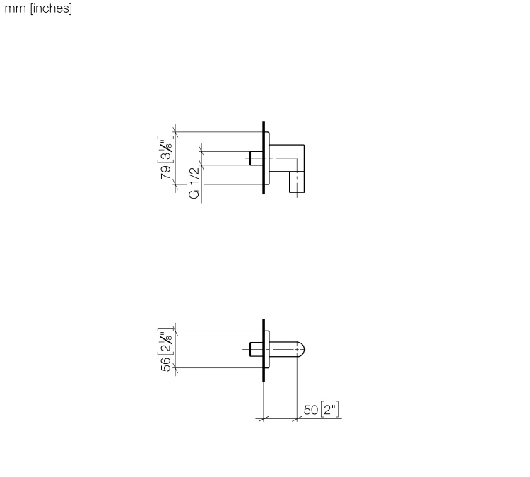 Шланговое подсоединение Dornbracht Lulu 1/2 платина матовая 28450710-06
