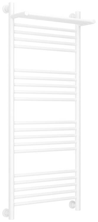Полотенцесушитель водяной Сунержа Богема + с 1 полкой 1200x500 мм белый матовый 30-0223-1250