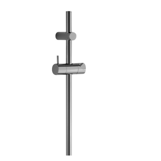 Штанга для душа Cisal Shower 610 мм никель матовый DS0121402F