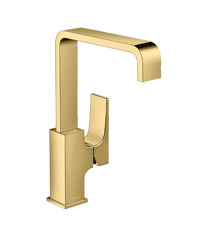 Смеситель для раковины Hansgrohe Metropol 230 с донным клапаном полированное золото 32511990