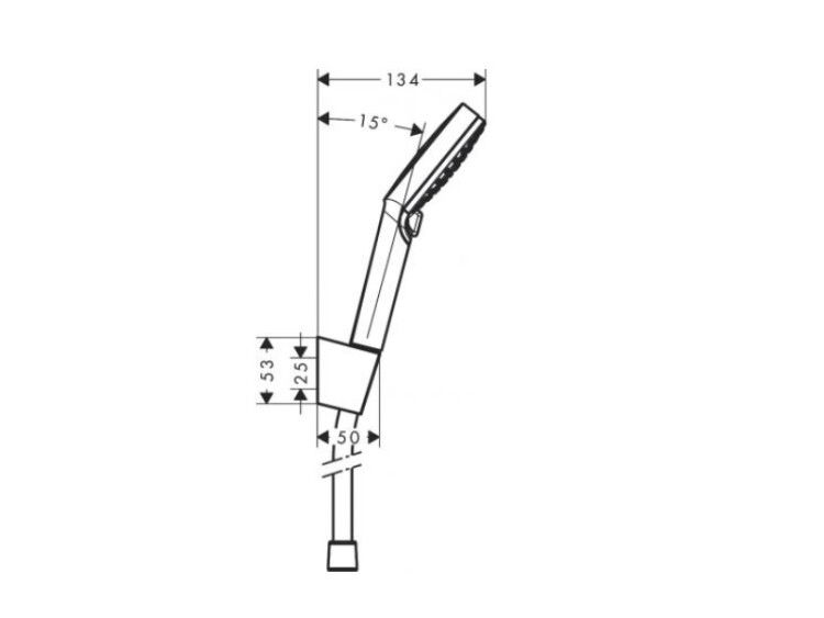Душевой набор Hansgrohe Crometta Vario белый/хром 26694400