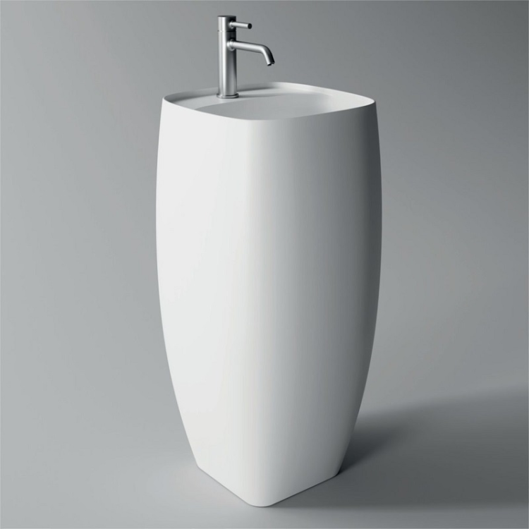 Раковина напольная Alice Ceramica NUR 450x400x920 мм белая 33150101