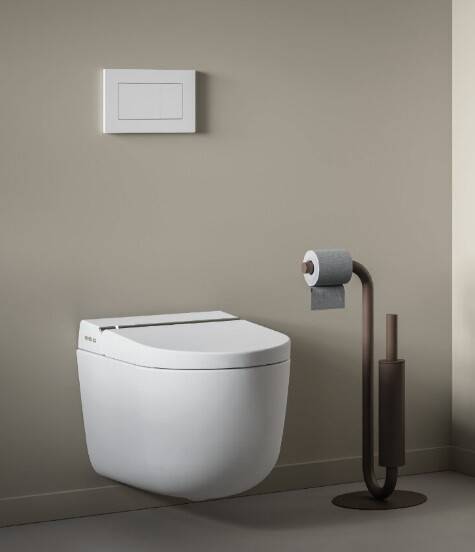 Унитаз-биде подвесной Artceram Hype безободковый 380х590 мм белый матовый KHYV0010500