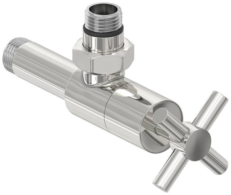 Вентиль угловой Сунержа Крест G 1/2 x G 1/2 сталь без покрытия 0014081212