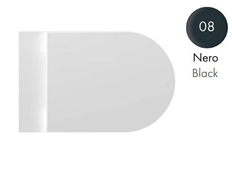 Сиденье для унитаза Alice Ceramica Hide Round микролифт черный матовый MC3108S