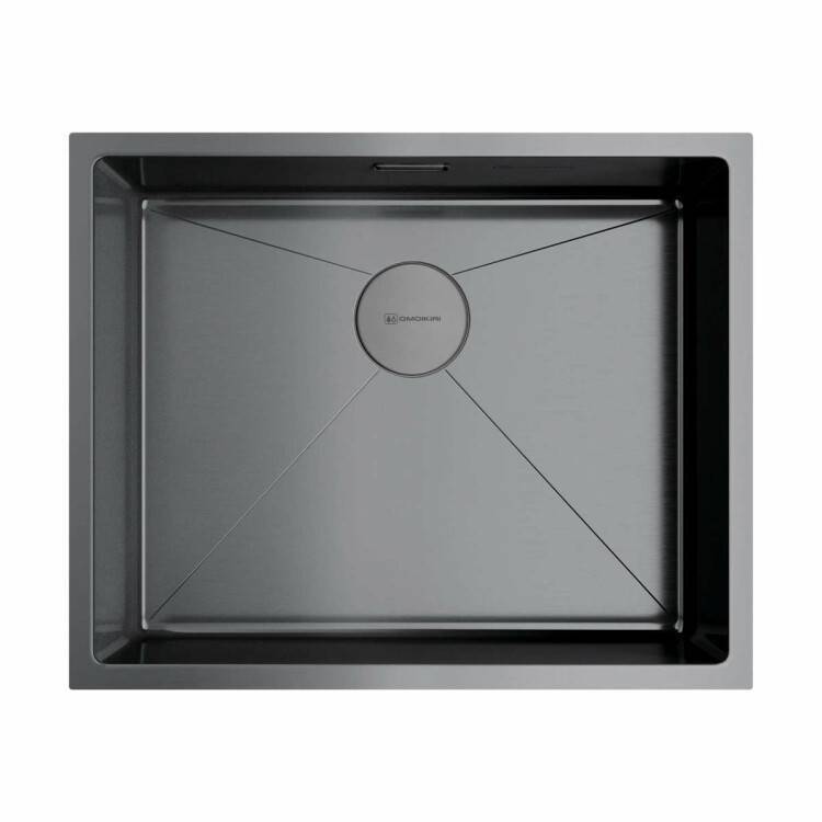 Кухонная мойка OMOIKIRI TAKI 54-U/IF 540x440 мм вороненая сталь 4973107
