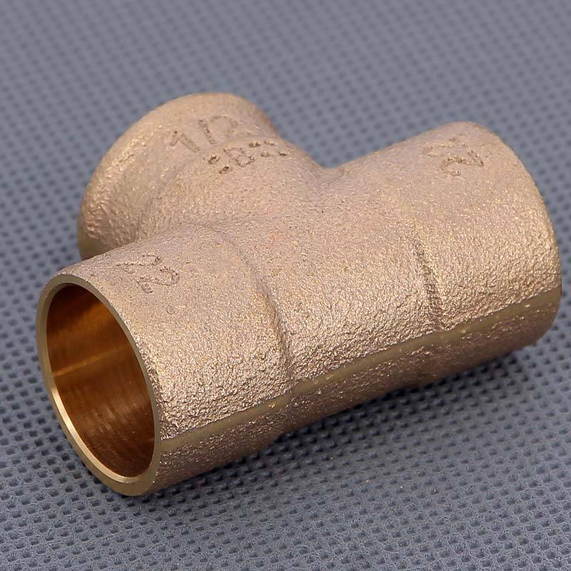 Тройник бронзовый под пайку Viega 22х1/2 ВР 101978