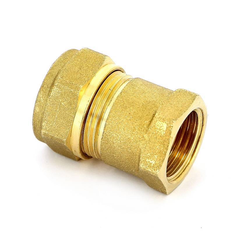 Муфта обжимная Tiemme 1100 18 мм х 1/2 ВР латунная 1100024