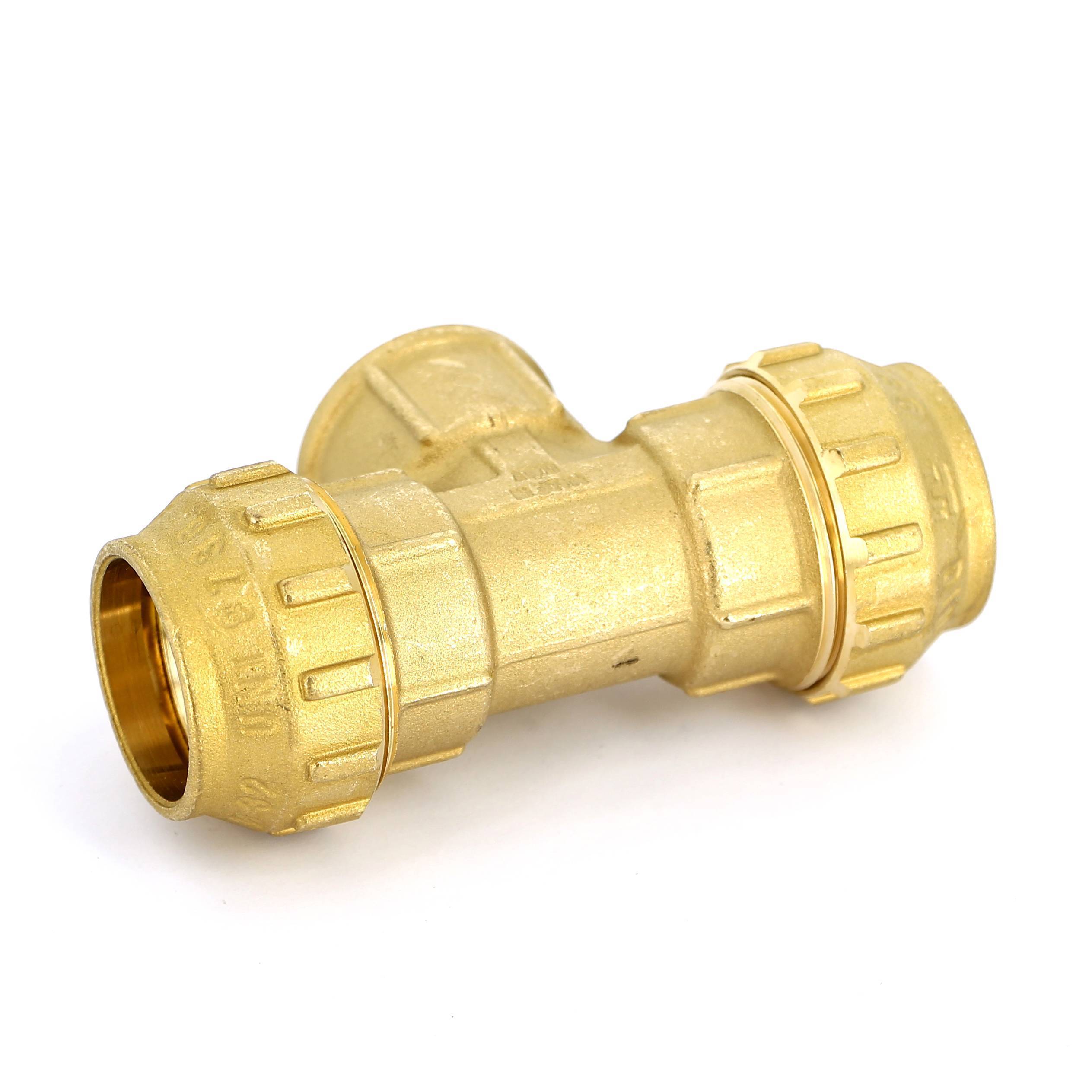 Тройник обжимной с внутренней резьбой Tiemme 32х1х32 для ПНД 3400023