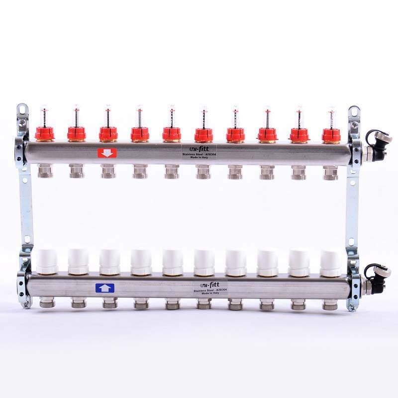 Коллекторная группа Uni-Fitt 415S 1 x 3/4 EK 10 выходов 450I4310