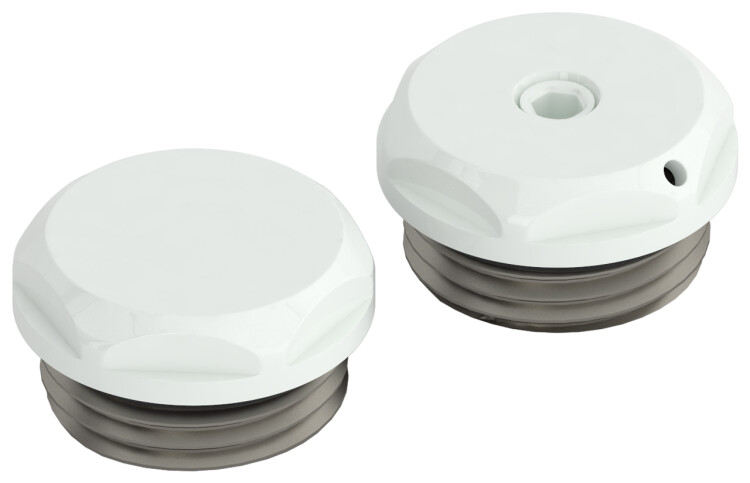 Спускной клапан-заглушка Сунержа RAL 9003 9003-1201-0000