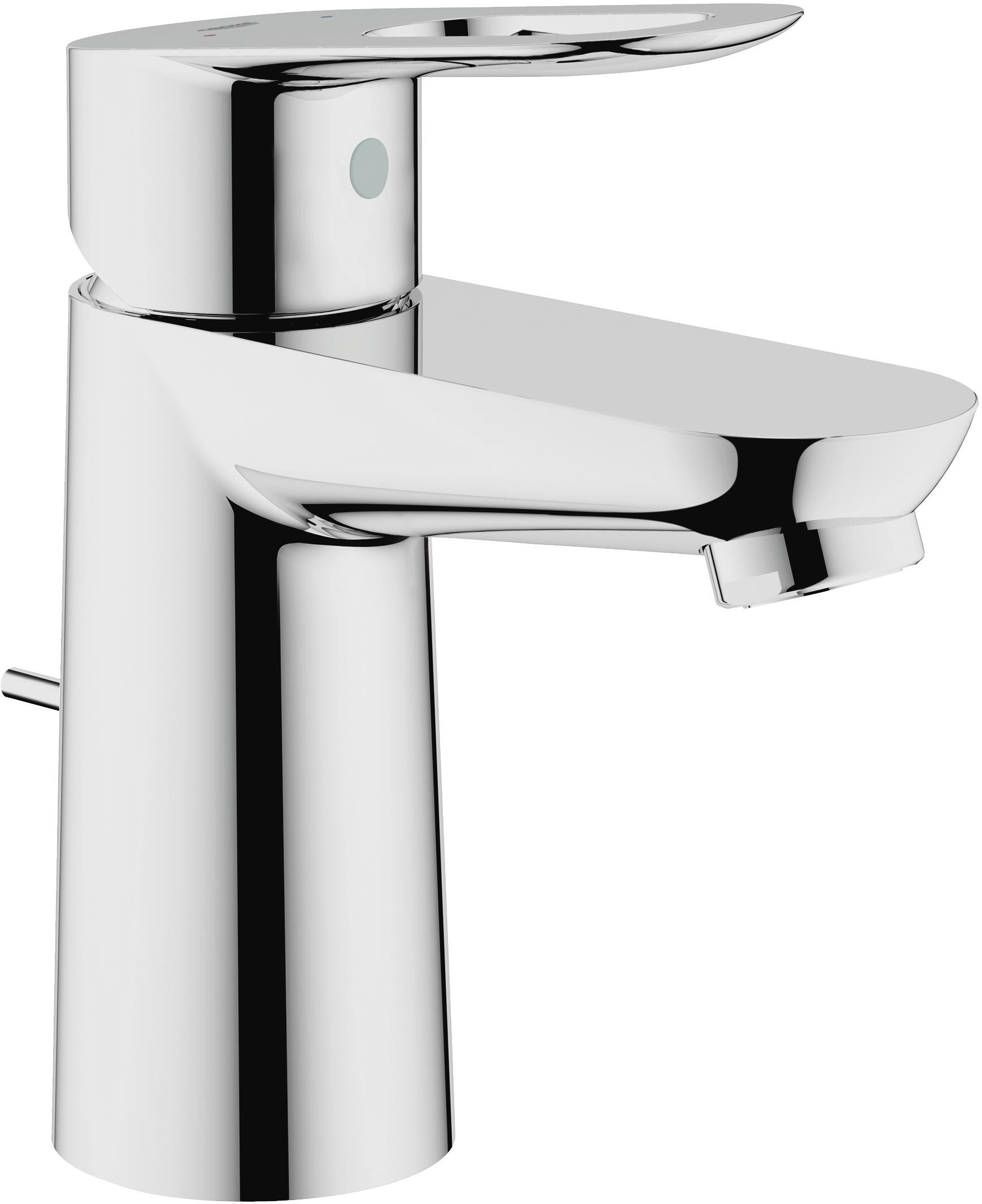 Смеситель для раковины GROHE BauLoop с донным клапаном хром 23335000